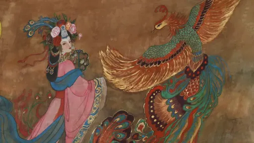Jin Dynasty empress portrait by Xiang Li