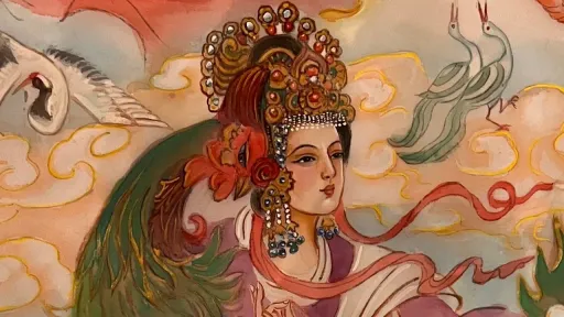 Ming Dynasty empress portrait by Xiang Li