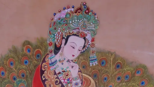 Tang Dynasty empress portrait by Xiang Li