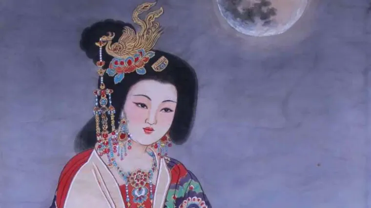 Empress He — silk portrait by Xiang Li