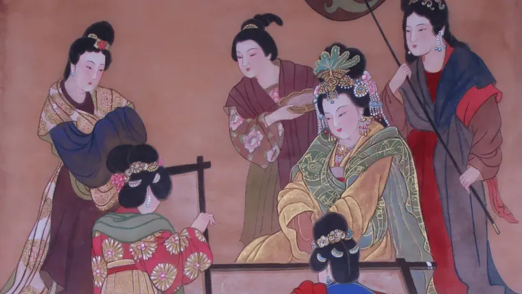 Empress Wang (Gaozong) — silk portrait by Xiang Li