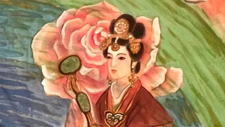 Empress Xiaoyizhuang — silk portrait by Xiang Li