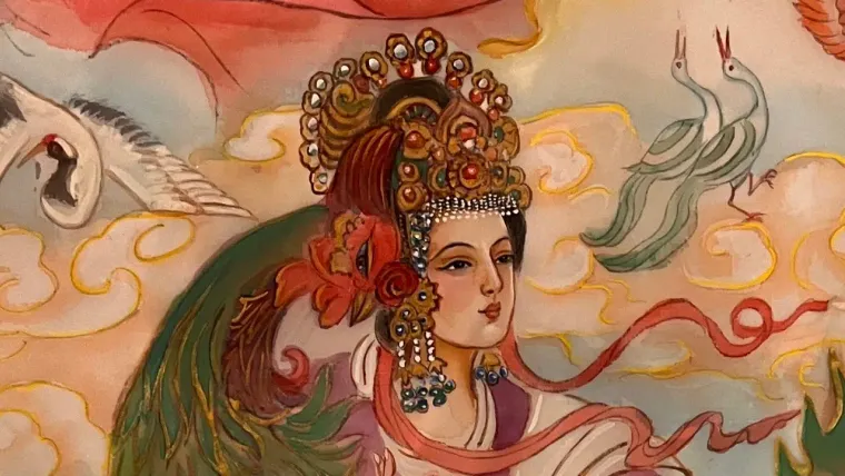 Empress Zhang (Hongxi) — silk portrait by Xiang Li