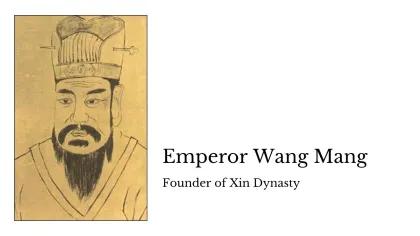 Wang Mang — silk portrait by Xiang Li